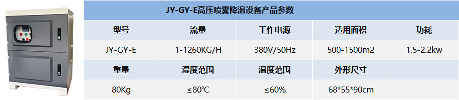 噴霧降溫設(shè)備 JY-GY-E